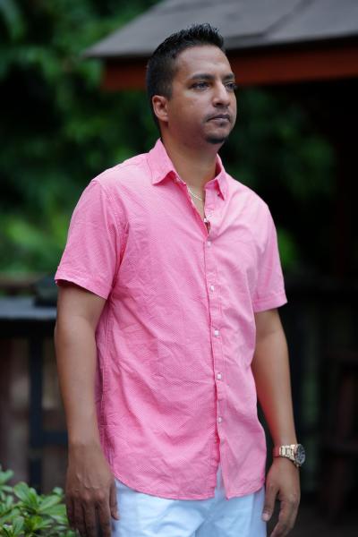 Light Pink Short Sleeve Shirt: $90.00