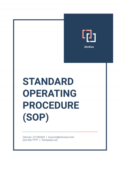 Policies & Procedures (SOP's): $375.00